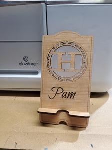 Personalized Cell Phone Stand