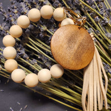 Engraved Inspirational Wooden Bead Wristlet Available in several colors