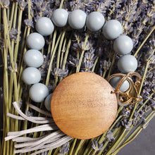 Engraved Inspirational Wooden Bead Wristlet Available in several colors