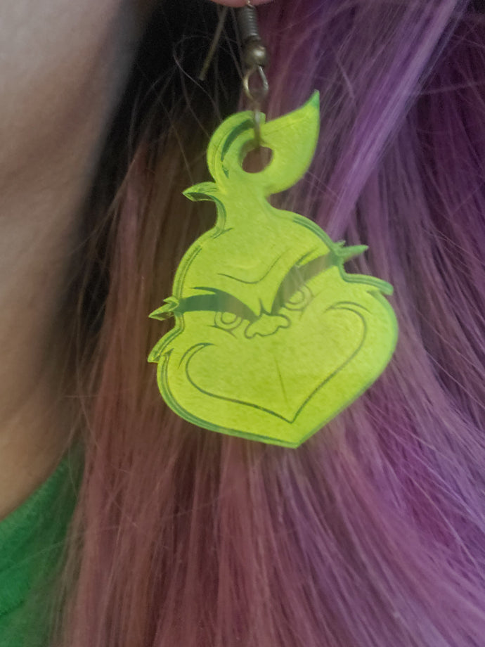 Grinch Earrings
