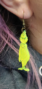 Standing Grinch Earrings