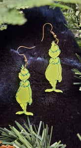 Standing Grinch Earrings