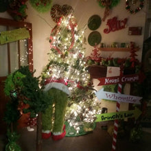 Whooooos Sneaking presents from under your tree?? Christmas Grouch Butt Stand Up Home Tree Decoration - 44 Marketplace