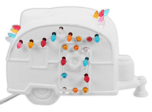UNFINISHED Ceramic Christmas Camper Kit