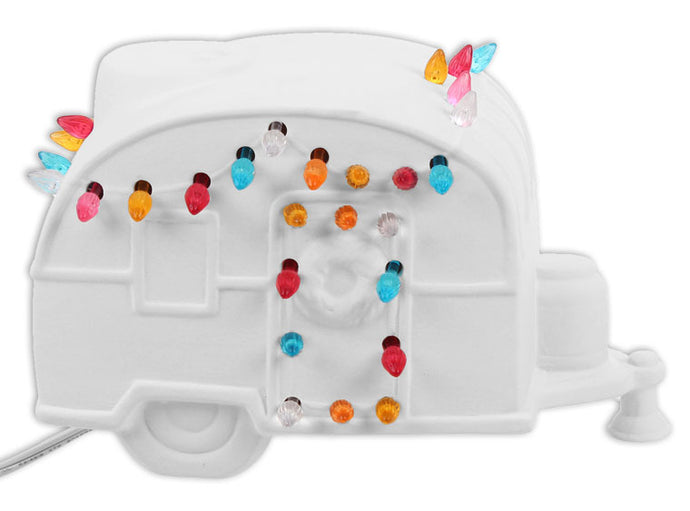 UNFINISHED Ceramic Christmas Camper Kit