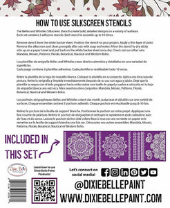 Mandala Silkscreen Stencil-Belles and Whistles-Dixie Belle Paint