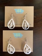 Acrylic Monogram Earrings
