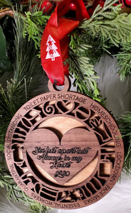 Wooden ornament - 6ft apart